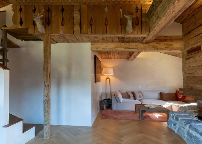 Modernes Mit Sauna, Whirlpool Und Bergblick בקתה *